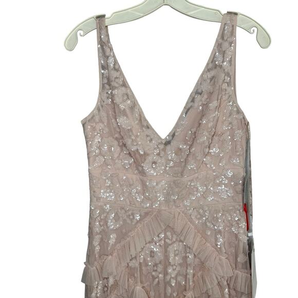 Mac Duggal 9162 Sequin Scallop Ruffle Tier Gown - Picture 3 of 11